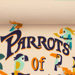 Panel Baumwolljersey Parrots by Bienvenido Colorido