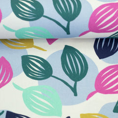 Canvas Dots & Leaves by Emjo Design