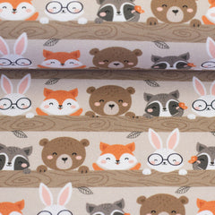 Baumwolljersey Gary Forest Animals