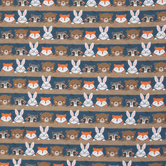 Baumwolljersey Gary Forest Animals