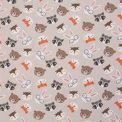 Baumwolljersey Gary Forest Animals
