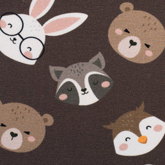 Baumwolljersey Gary Forest Animals