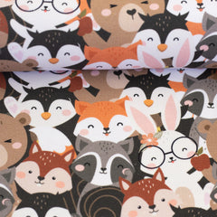 Baumwolljersey Gary Forest Animals