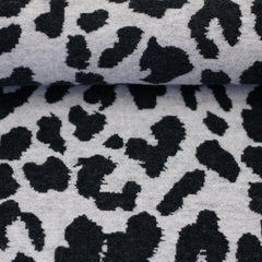 Baumwoll Jacquard Jersey Emily Animal Flecken