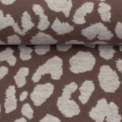 Baumwoll Jacquard Jersey Emily Animal Flecken