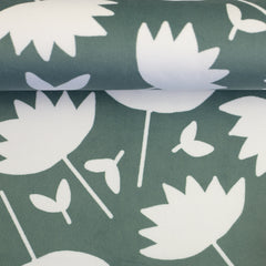 Samt Stoff Velvet Flowers by Emjo Design