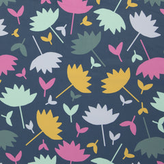 Samt Stoff Velvet Flowers by Emjo Design