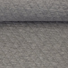 Steppjersey Anni meliert - 1183 hellgrau