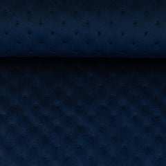 Steppsamt mit Punktprägung Galant - 256 blau