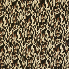 Baumwolljersey Leska Animal - 172 sand