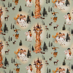 Baumwoll Webware Fairy Tale Rapunzel - 262 salbei