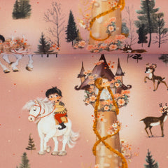 Baumwoll Webware Fairy Tale Rapunzel - 433 altrosa