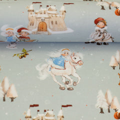 Baumwoll Webware Fairy Tale Aschenputtel - 260 hellmint