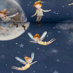 Baumwoll Webware Fairy Tale Peter Pan - 744 jeansblau