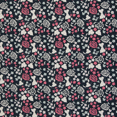 Baumwollstoff Dark Floral Romance