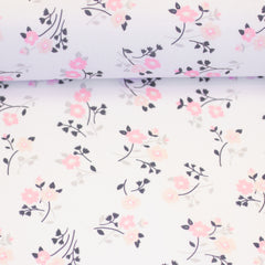 Baumwollstoff Light Floral Romance