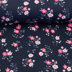Baumwollstoff Dark Floral Romance