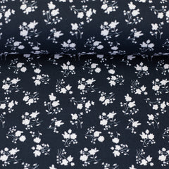 Baumwollstoff Dark Floral Romance