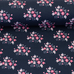 Baumwollstoff Dark Floral Romance