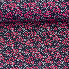 Baumwollstoff Dark Floral Romance