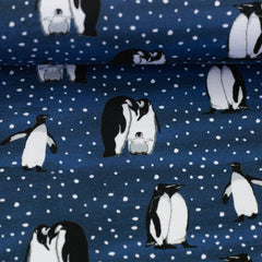 Baumwolljersey Arctic Animals by JaTiJu - Pinguine