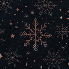 Sweatshirt Stoff Holly Eiskristalle