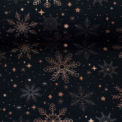 Sweatshirt Stoff Holly Eiskristalle