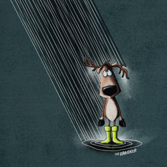 Panel French Terry Raindeer by Thorsten Berger