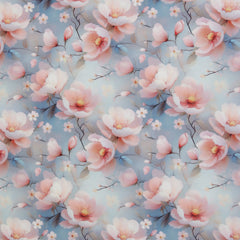 Oxfordgewebe Flowing Bloom Odessa Flower by Sarah Mariam
