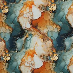 Oxfordgewebe Flowing Bloom Odessa Paint by Sarah Mariam