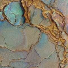 Oxfordgewebe Flowing Bloom Odessa Paint by Sarah Mariam