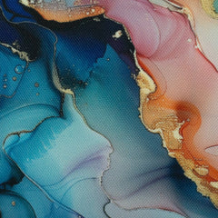 Oxfordgewebe Flowing Bloom Odessa Paint by Sarah Mariam