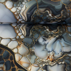 Oxfordgewebe Flowing Bloom Odessa Paint by Sarah Mariam