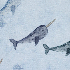 French Terry Arctic Narwale by Christiane Zielinski