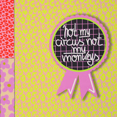 Canvas Panel Cherry Picking Bag - "not my circus" + Dackel