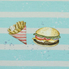 Baumwolljersey Beach Food by Christiane Zielinski