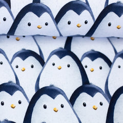 Sweatshirtstoff On The Rocks Pinguine Allover by Thorsten Berger
