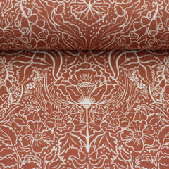Baumwolljersey Autumn Damask by Bienvenido Colorido