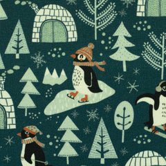 French Terry Polar Playtime by Bienvenido Colorido