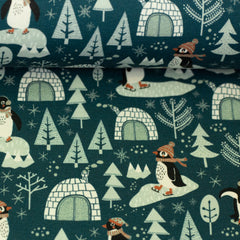 French Terry Polar Playtime by Bienvenido Colorido