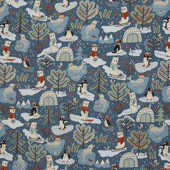 French Terry Polar Playtime by Bienvenido Colorido