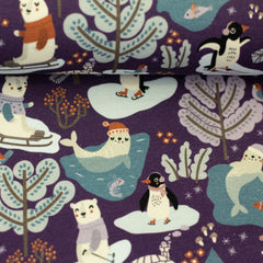 French Terry Polar Playtime by Bienvenido Colorido