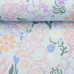 Baumwolljersey Disney Minnie & Daisy