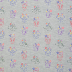 Baumwolljersey Disney Minnie & Daisy Flower meliert
