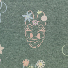 Baumwolljersey Disney Minnie & Daisy Flower meliert