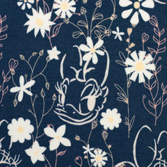 Baumwolljersey Disney Minnie & Daisy Flowerfield