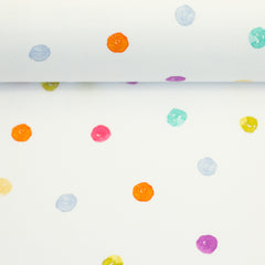 Baumwolljersey Flowerpop Dots by Hip Som Hap