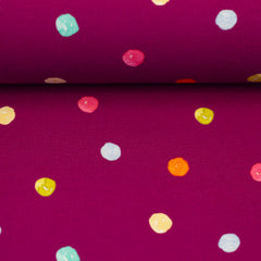 Baumwolljersey Flowerpop Dots by Hip Som Hap