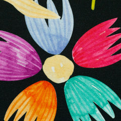 Baumwolljersey Flowerpop Flowers by Hip Som Hap