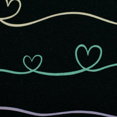 Baumwolljersey Scribble Hearts by Mrs Mint Design